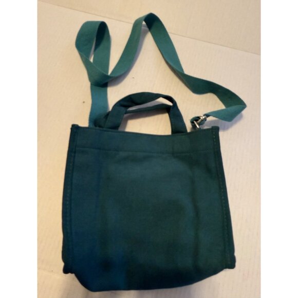 LETU Green Corduroy Tote Bag Adjustable Shoulder Strap 10X8 - Picture 7 of 14
